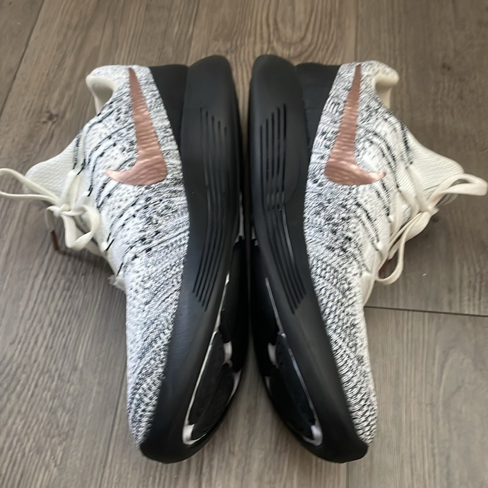 Nike LunarEpic Low Flyknit 2 X-Plore 904742-100 White Metallic Bronze Men's 12